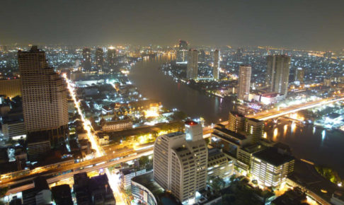 ステートタワーから見たバンコクの夜景