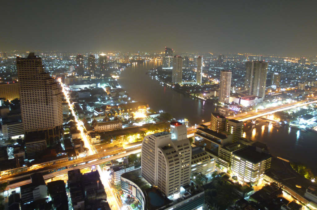 ステートタワーから見たバンコクの夜景