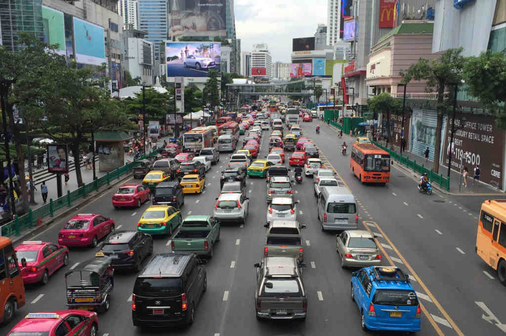 タイバンコクの渋滞