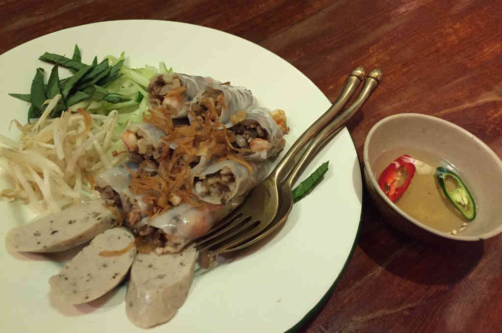 バンコクのベトナム料理「サイゴンレシピ」のメニュー