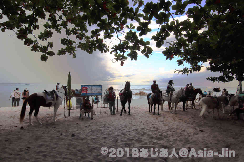 タイのホアヒンビーチ